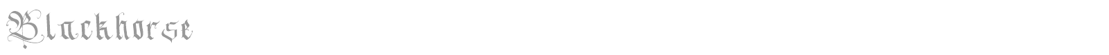 Blackhorse font preview